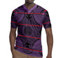 Basotho Blanket Rugby Jersey Lesotho Seanamarena Heritage - Violet - African Pride
