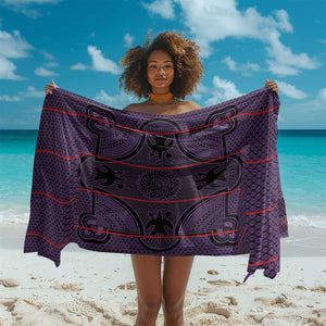 Basotho Blanket Sarong Lesotho Seanamarena Heritage - Violet - African Pride