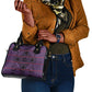 Basotho Blanket Shoulder Handbag Lesotho Seanamarena Heritage - Violet - African Pride