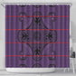 Basotho Blanket Shower Curtain Lesotho Seanamarena Heritage - Violet - African Pride