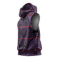 Basotho Blanket Sleeveless Hoodie Lesotho Seanamarena Heritage - Violet - African Pride