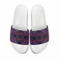 Lesotho Seanamarena Slide Sandals Basotho Traditional Blanket Style - Violet