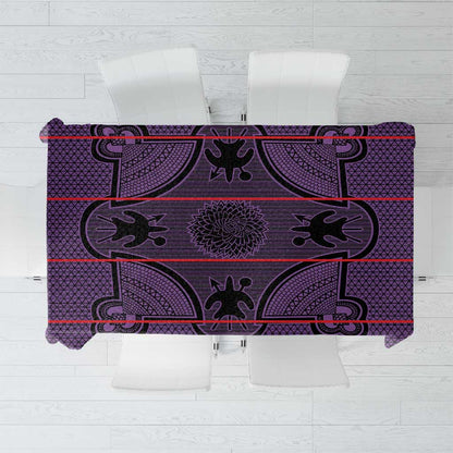 Basotho Blanket Tablecloth Lesotho Seanamarena Heritage - Violet - African Pride