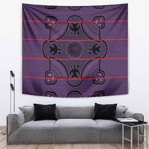 Basotho Blanket Tapestry Lesotho Seanamarena Heritage - Violet - African Pride
