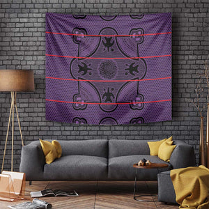 Basotho Blanket Tapestry Lesotho Seanamarena Heritage - Violet - African Pride