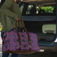 Lesotho Seanamarena Travel Bag Basotho Traditional Blanket Style - Violet