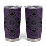 Basotho Blanket Tumbler Cup Lesotho Seanamarena Heritage - Violet - African Pride