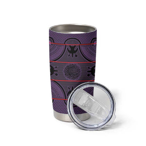 Basotho Blanket Tumbler Cup Lesotho Seanamarena Heritage - Violet - African Pride