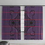 Basotho Blanket Window Curtain Lesotho Seanamarena Heritage - Violet - African Pride