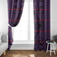 Basotho Blanket Window Curtain Lesotho Seanamarena Heritage - Violet - African Pride