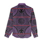 Basotho Blanket Women Casual Shirt Lesotho Seanamarena Heritage - Violet - African Pride