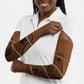 Lesotho Seanamarena Arm Sleeves Basotho Traditional Blanket Style - Orange