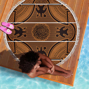 Basotho Blanket Beach Blanket Lesotho Seanamarena Heritage - Orange - African Pride