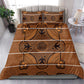 Basotho Blanket Bedding Set Lesotho Seanamarena Heritage - Orange - African Pride