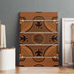 Basotho Blanket Canvas Wall Art Lesotho Seanamarena Heritage - Orange - African Pride