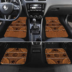 Basotho Blanket Car Mats Lesotho Seanamarena Heritage - Orange - African Pride
