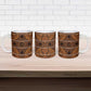Lesotho Seanamarena Ceramic Mug Basotho Traditional Blanket Style - Orange