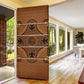 Lesotho Seanamarena Door Cover Basotho Traditional Blanket Style - Orange