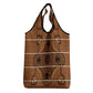 Basotho Blanket Grocery Bag Lesotho Seanamarena Heritage - Orange - African Pride
