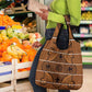 Basotho Blanket Grocery Bag Lesotho Seanamarena Heritage - Orange - African Pride