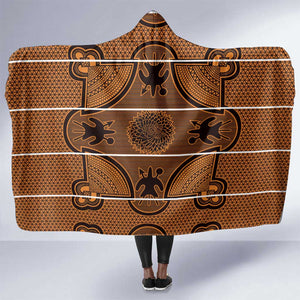 Basotho Blanket Hooded Blanket Lesotho Seanamarena Heritage - Orange - African Pride