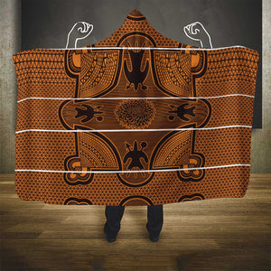 Basotho Blanket Hooded Blanket Lesotho Seanamarena Heritage - Orange - African Pride