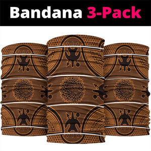 Basotho Blanket Neck Gaiter Lesotho Seanamarena Heritage - Orange - African Pride