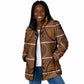 Lesotho Seanamarena Padded Jacket Basotho Traditional Blanket Style - Orange