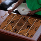 Lesotho Seanamarena Puzzle Basotho Traditional Blanket Style - Orange