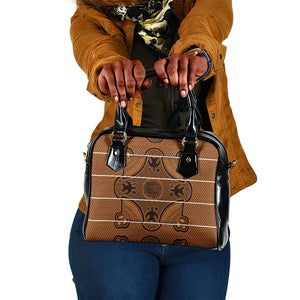 Basotho Blanket Shoulder Handbag Lesotho Seanamarena Heritage - Orange - African Pride