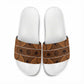 Lesotho Seanamarena Slide Sandals Basotho Traditional Blanket Style - Orange