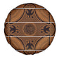 Basotho Blanket Spare Tire Cover Lesotho Seanamarena Heritage - Orange - African Pride