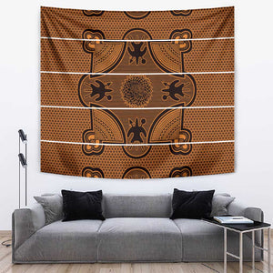 Basotho Blanket Tapestry Lesotho Seanamarena Heritage - Orange - African Pride