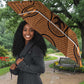 Lesotho Seanamarena Umbrella Basotho Traditional Blanket Style - Orange