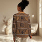 Basotho Blanket Women Casual Shirt Lesotho Seanamarena Heritage - Orange - African Pride