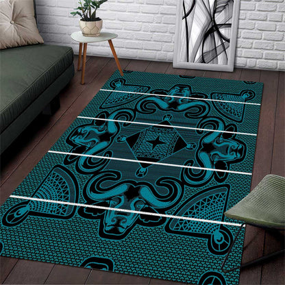 Basotho Blanket Area Rug Lesotho Motlatsi Seanamarena Heritage - Lesotho Breeze - African Pride