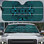 Lesotho Seanamarena - Motlatsi Auto Sun Shade Basotho Traditional Blanket Style - Lesotho Breeze