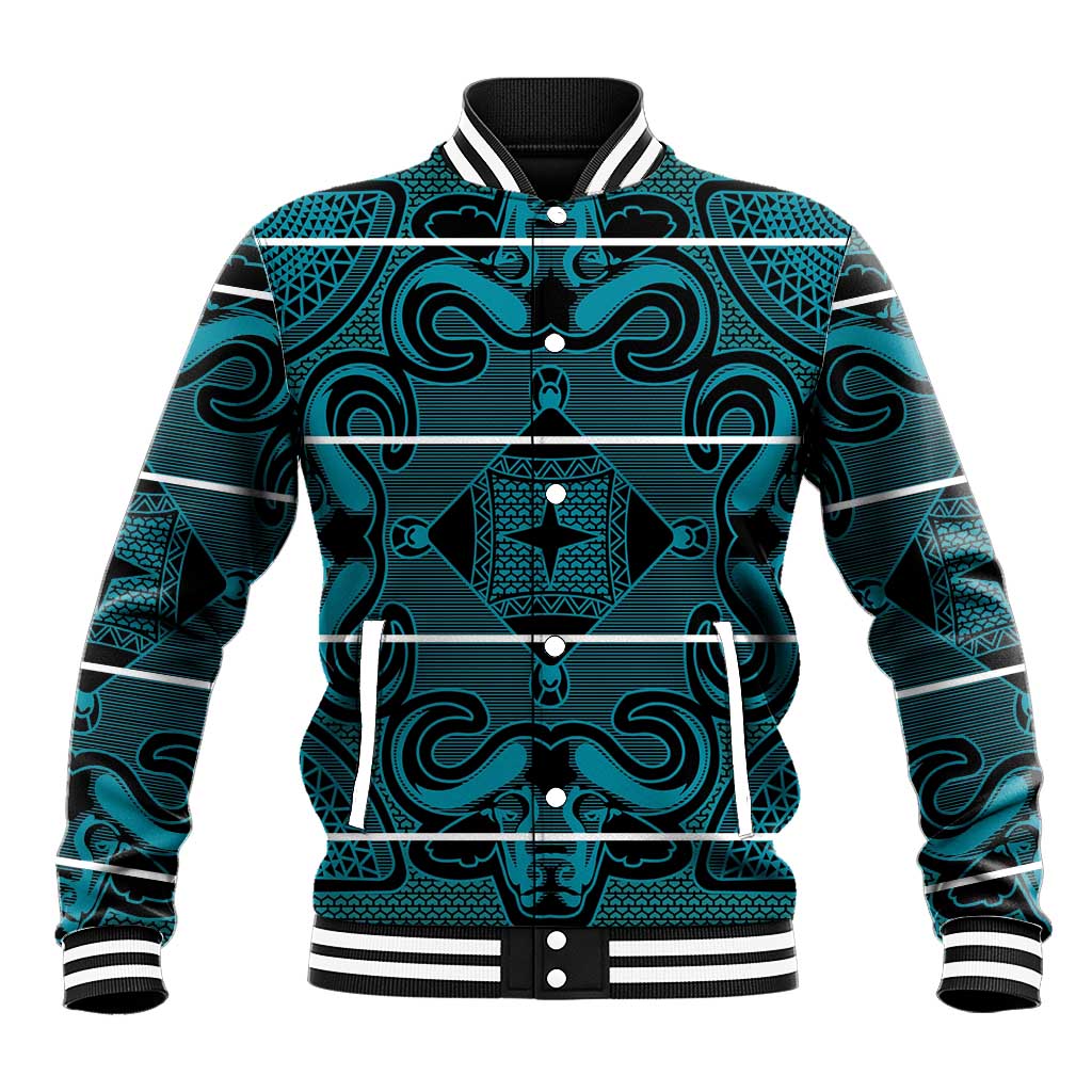 Basotho Blanket Baseball Jacket Lesotho Motlatsi Seanamarena Heritage - Lesotho Breeze - African Pride