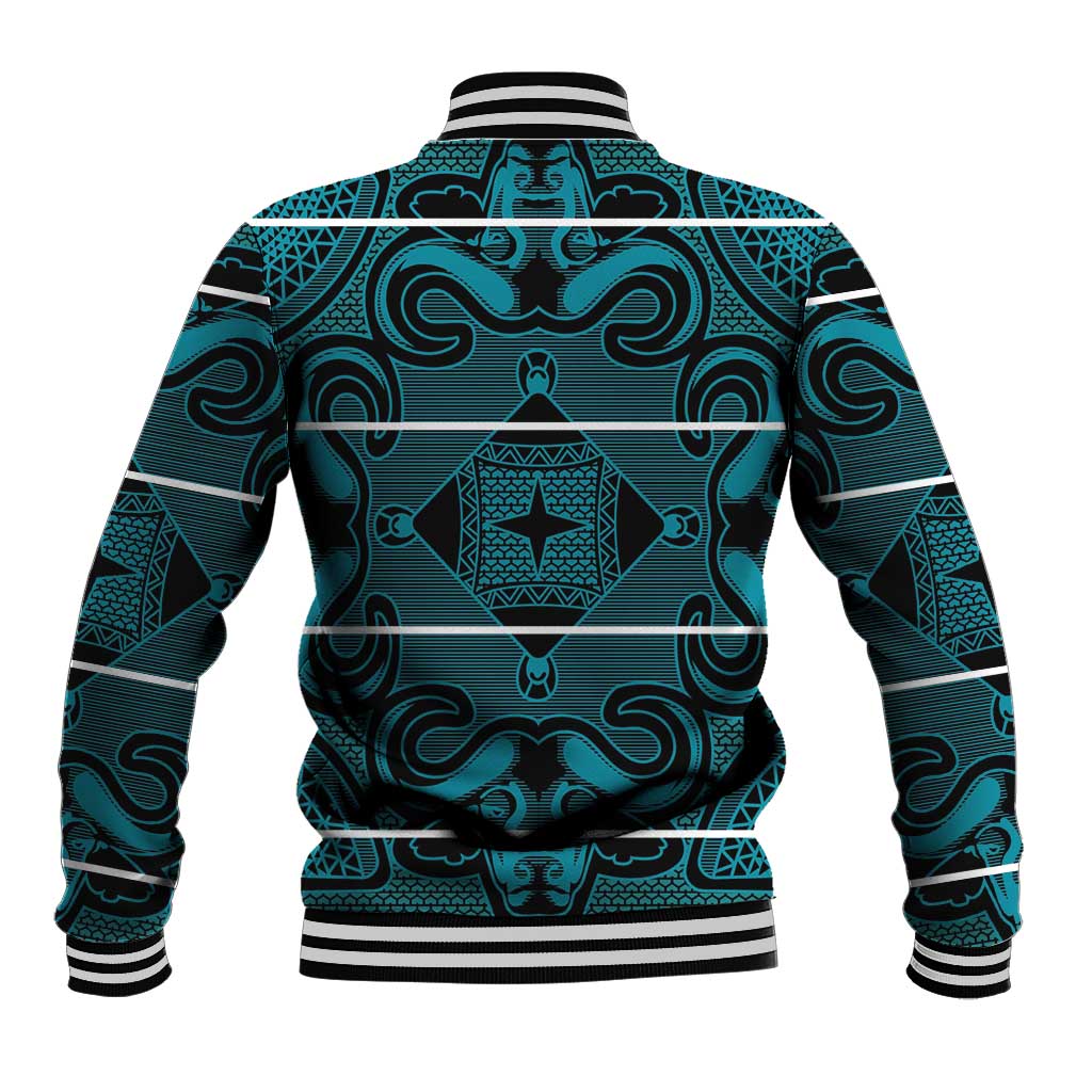 Basotho Blanket Baseball Jacket Lesotho Motlatsi Seanamarena Heritage - Lesotho Breeze - African Pride