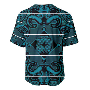 Basotho Blanket Baseball Jersey Lesotho Motlatsi Seanamarena Heritage - Lesotho Breeze - African Pride