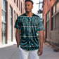 Basotho Blanket Baseball Jersey Lesotho Motlatsi Seanamarena Heritage - Lesotho Breeze - African Pride