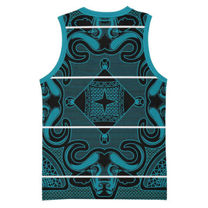 Basotho Blanket Basketball Jersey Lesotho Motlatsi Seanamarena Heritage - Lesotho Breeze - African Pride