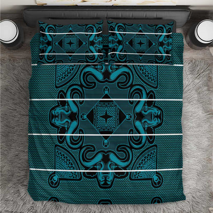 Basotho Blanket Bedding Set Lesotho Motlatsi Seanamarena Heritage - Lesotho Breeze - African Pride