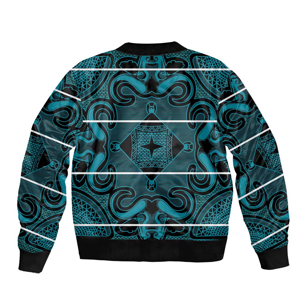 Basotho Blanket Bomber Jacket Lesotho Motlatsi Seanamarena Heritage - Lesotho Breeze - African Pride