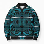 Lesotho Seanamarena - Motlatsi Bomber Puffer Jacket Basotho Traditional Blanket Style - Lesotho Breeze