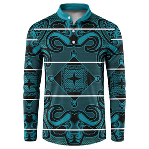 Lesotho Seanamarena - Motlatsi Button Sweatshirt Basotho Traditional Blanket Style - Lesotho Breeze