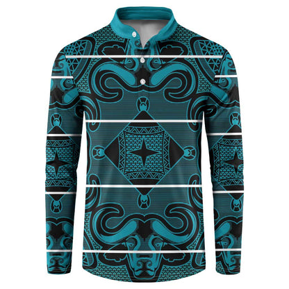 Lesotho Seanamarena - Motlatsi Button Sweatshirt Basotho Traditional Blanket Style - Lesotho Breeze