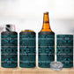 Basotho Blanket 4 in 1 Can Cooler Tumbler Lesotho Motlatsi Seanamarena Heritage - Lesotho Breeze - African Pride