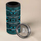 Basotho Blanket 4 in 1 Can Cooler Tumbler Lesotho Motlatsi Seanamarena Heritage - Lesotho Breeze - African Pride