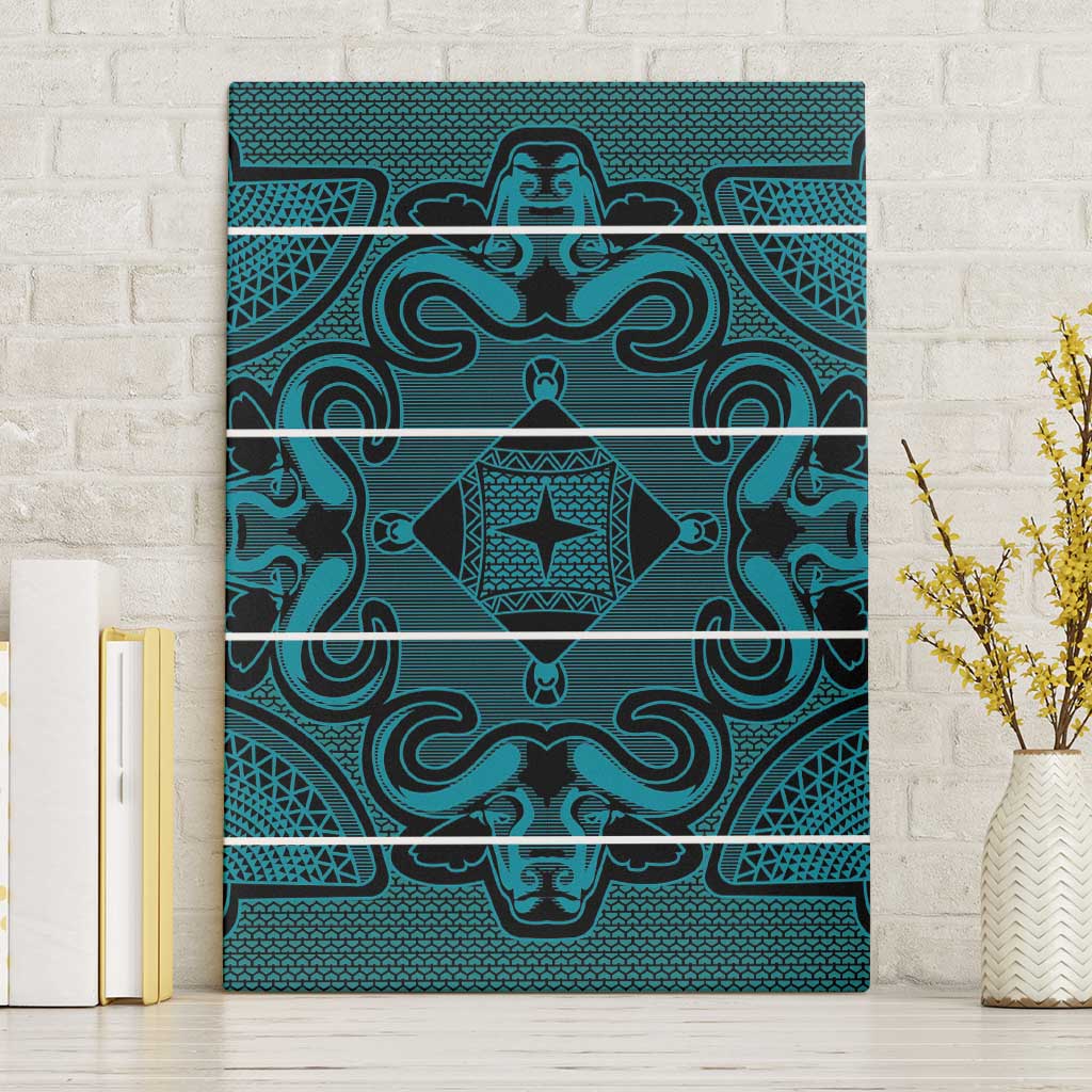 Basotho Blanket Canvas Wall Art Lesotho Motlatsi Seanamarena Heritage - Lesotho Breeze - African Pride